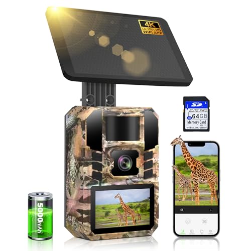 Fangen Sie die Natur in atemberaubender 4K-Qualität ein – Lutranstra 3 Wildkamera Solar. Mit WLAN-Übertragung, Bewegungssensor und Nachtsicht ideal für Outdoor-Enthusiasten und Wildtierliebhaber.