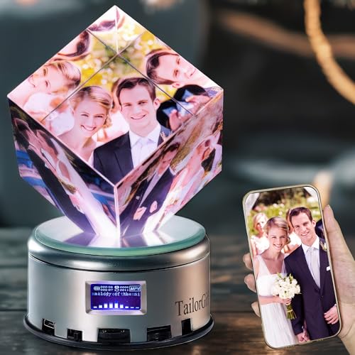 Personalisierte Foto-Nachtlampe – Unvergessliche Geschenkidee für Jahrestage – Perfekt für Frauen, Männer, Eltern und Kinder – Einzigartiges Geschenk für Geburtstage, Muttertag und Pärchen.