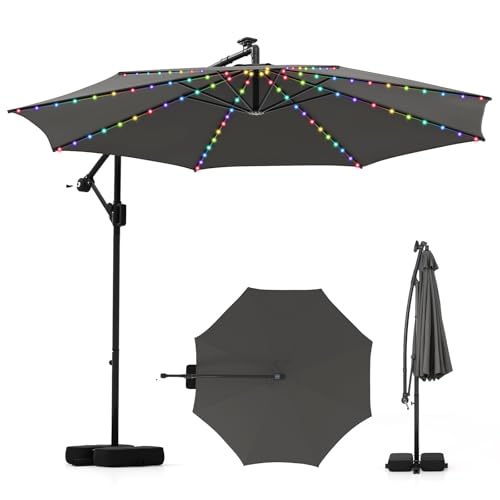 Maximale Entspannung im Freien – LED-Sonnenschirm für perfekte Beleuchtung – Ideal für Garten & Terrasse – Einfach zu bedienen und vielseitig einsetzbar – Genießen Sie den Sommer in vollen Zügen!