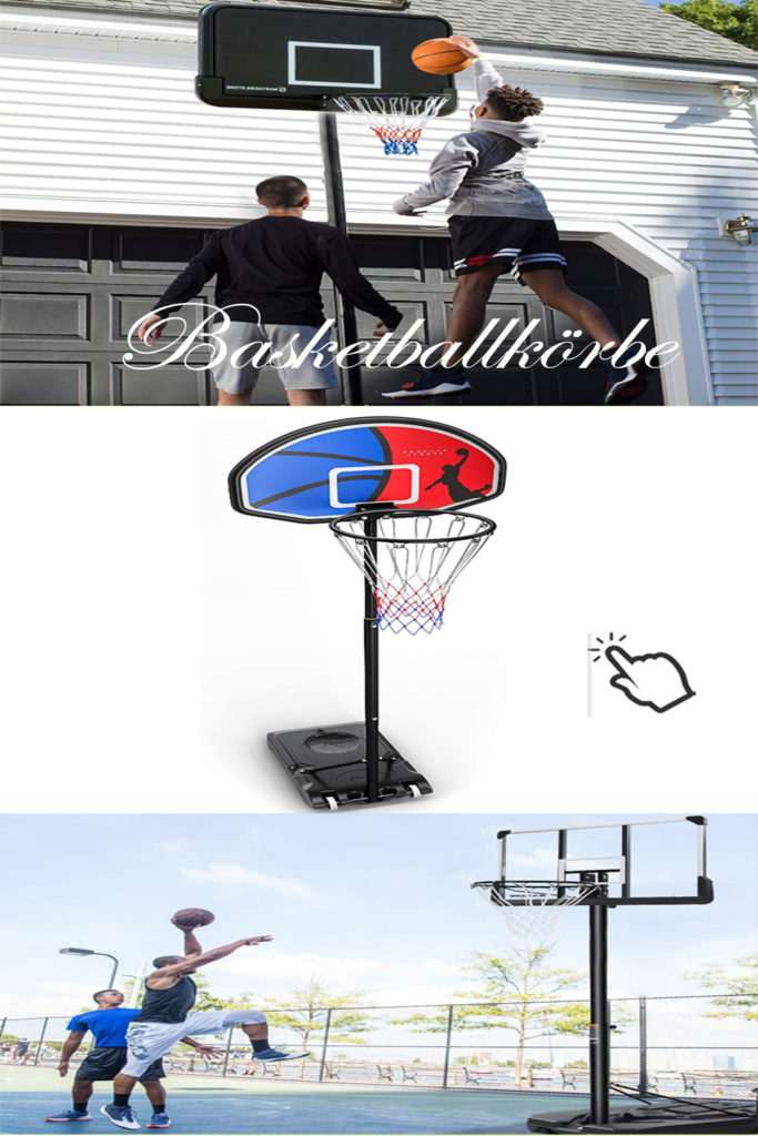 Tragbare Basketballkörbe