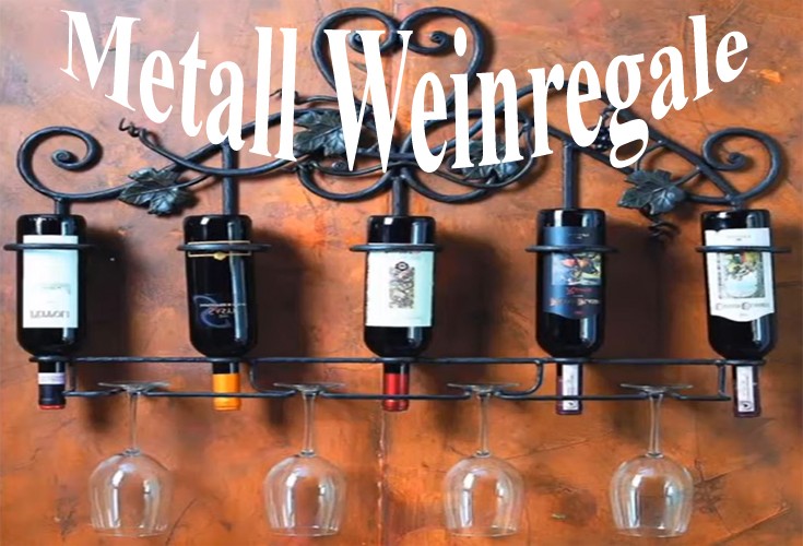 Metall Weinregale