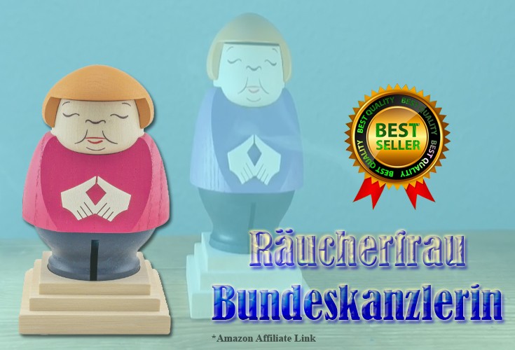 Räucherfrau Bundeskanzlerin Angela Merkel