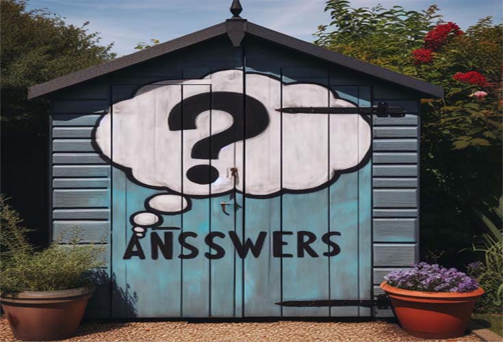5 Fragen und Antworten zu Gartenschuppen
