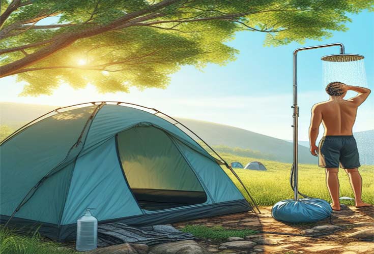 Solarduschen für Camping