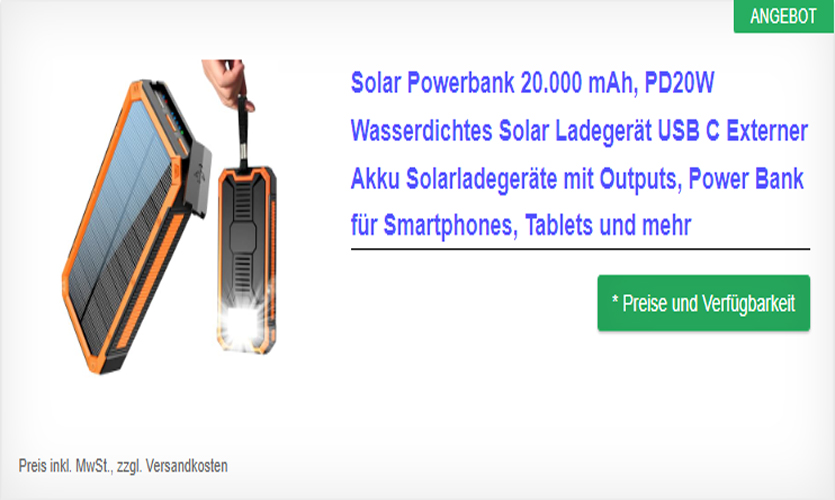 Solar Powerbank