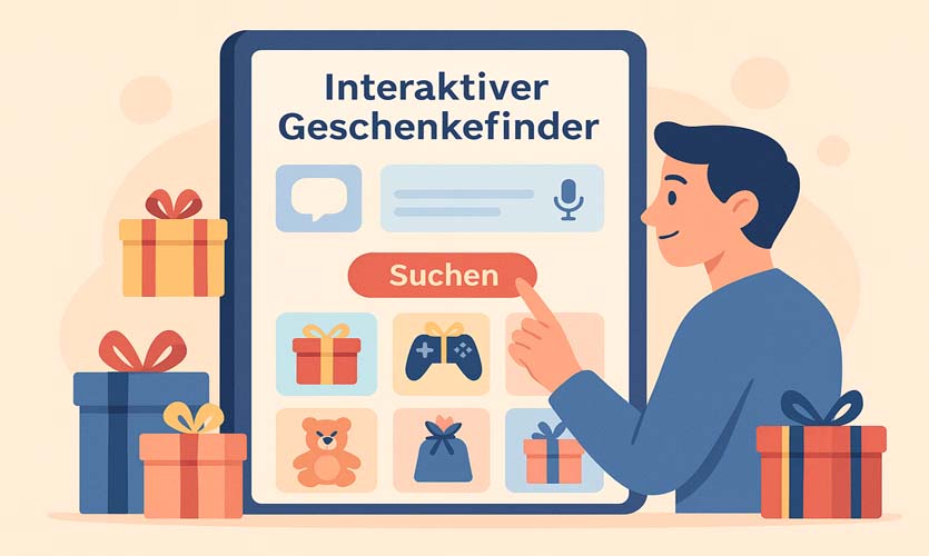 Interaktiver Geschenkefinder: Das perfekte Geschenk finden